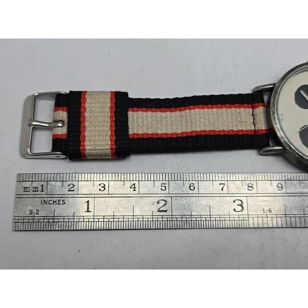 Rare Disney Mickey Mouse Ears Wrist Watch By Junk Food 0318 New Battery